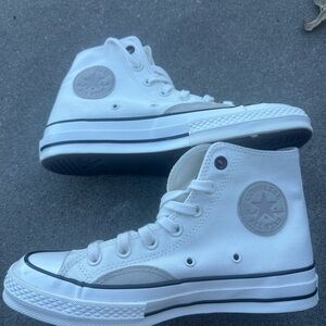 Converse Chuck 70 Mixed Materials High Egret Cherry Daze Men’s 5.5 Women’s 7.5